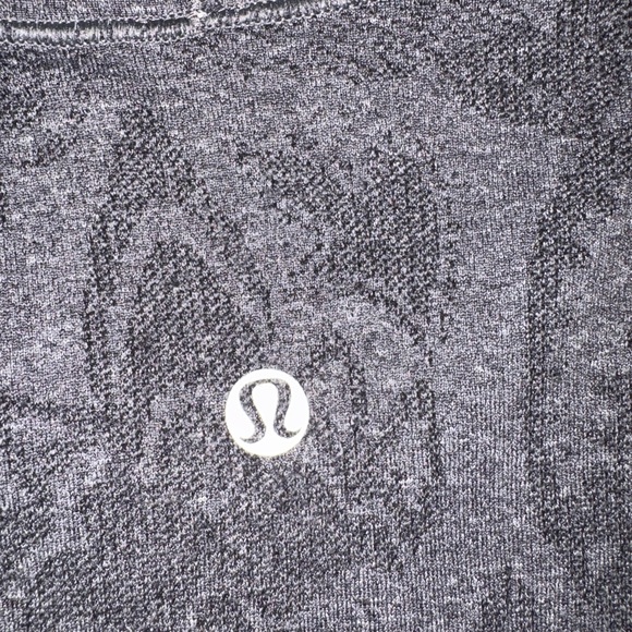 Lululemon Gray Long Sleeve Pattern Swiftly - Picture 4 of 5
